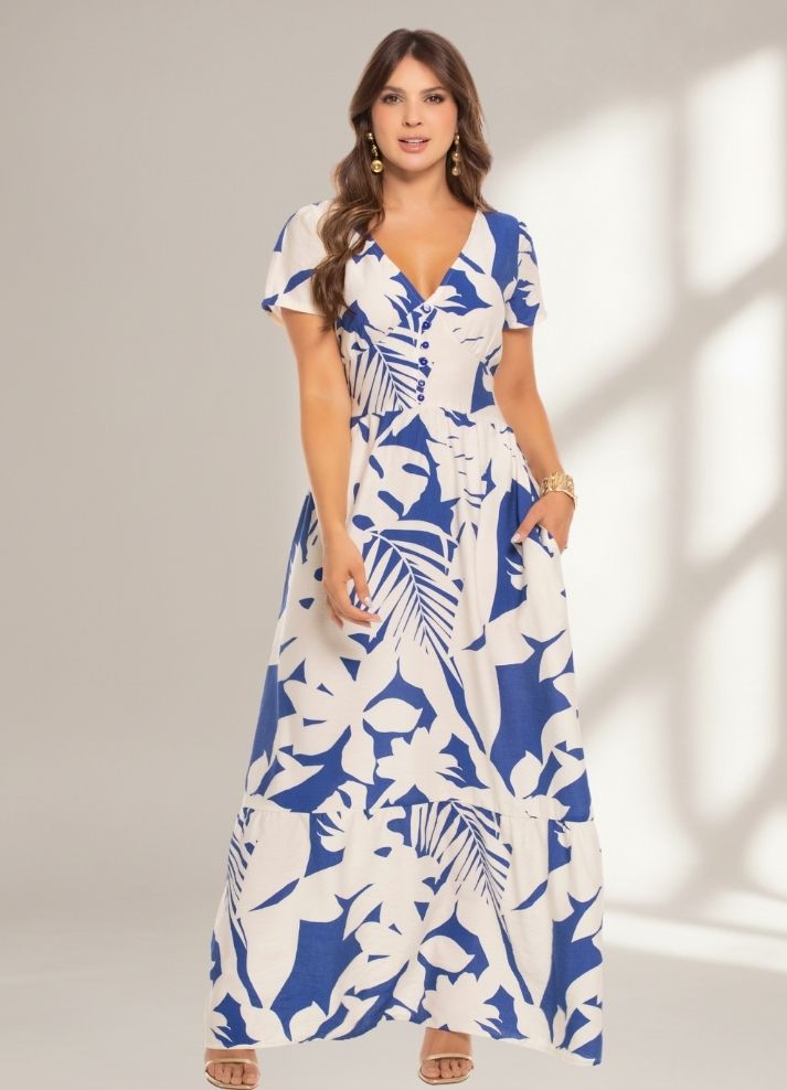 <p data-pm-slice="1 1 []">Vestido largo manga corta Victoria Herrera</p>