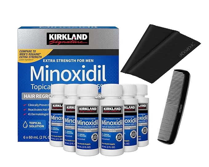 <p>Kirkland Minoxidil 5% Original para hombres, soluci&oacute;n t&oacute;pica suministro para 6 meses</p>