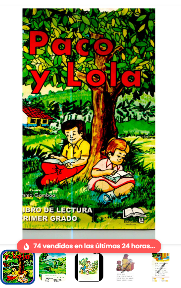 Paco y Lola PDF Descargar Gratis | Libro de Lectura Primer Grado